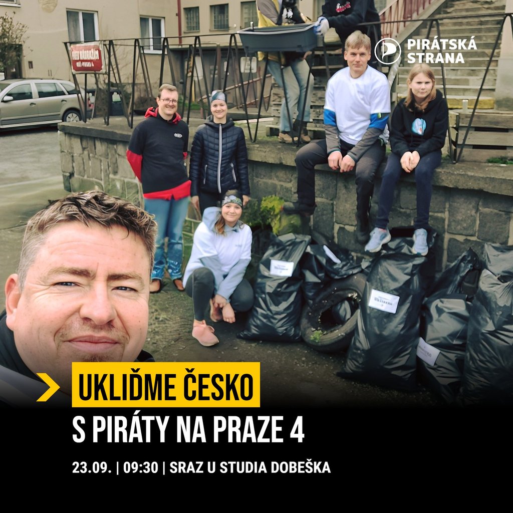 Ukliďme Dobešku s Piráty